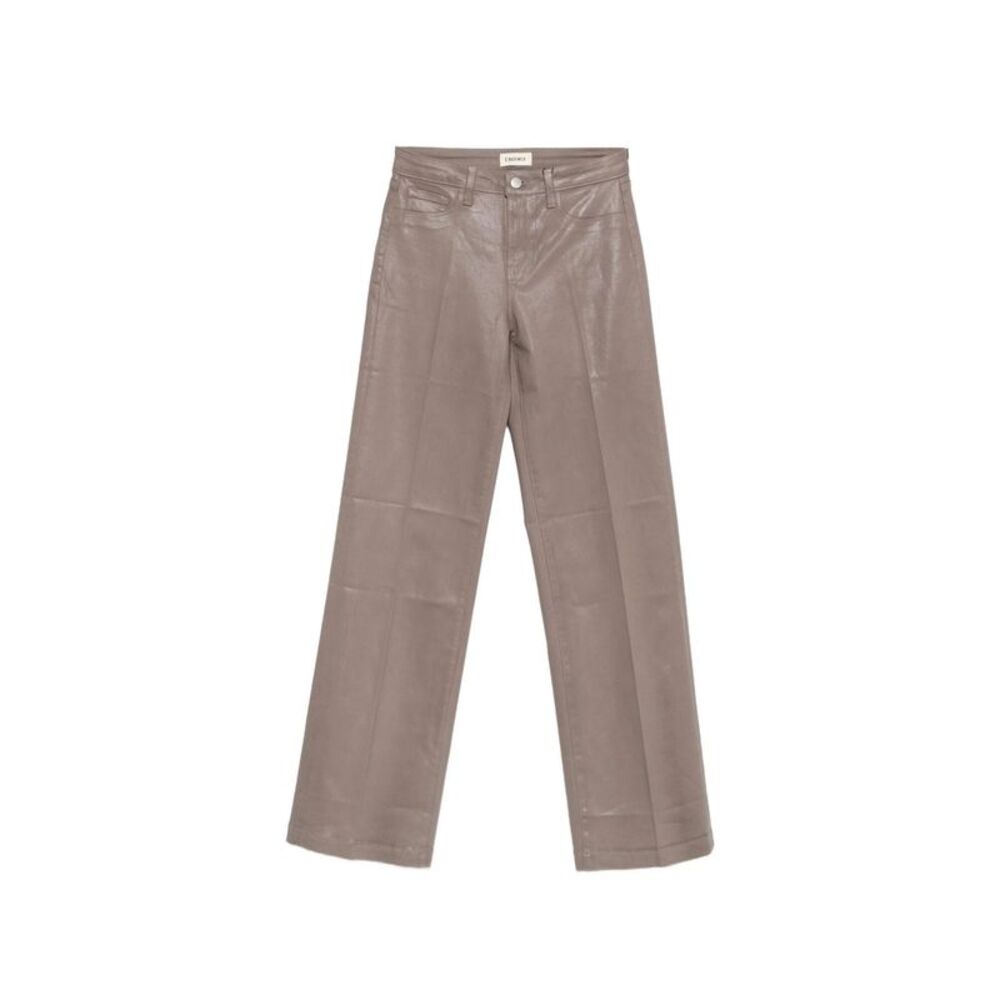 L’Agence Grey Denim - Wide-Leg Jeans Women
